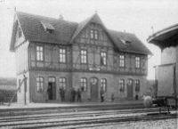 Bahnhof 1900