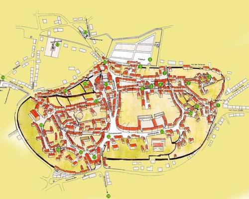 Karte Stadtrundgang Karte Stadtrundgang